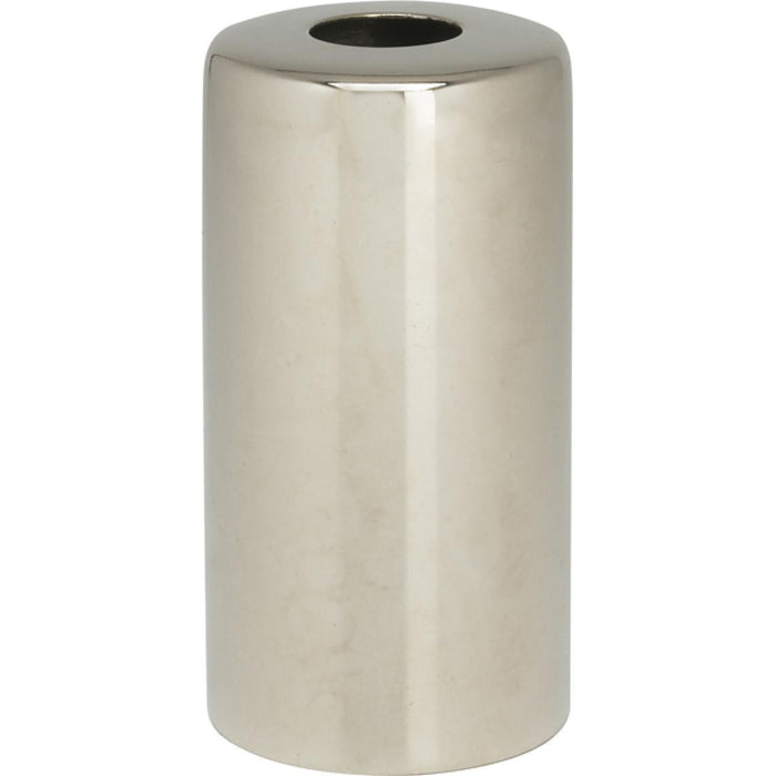 Satco 90-2228 Solid Brass Candle Cup 7/16" Hole 1-7/8" Height 1" Diameter Polished Nickel