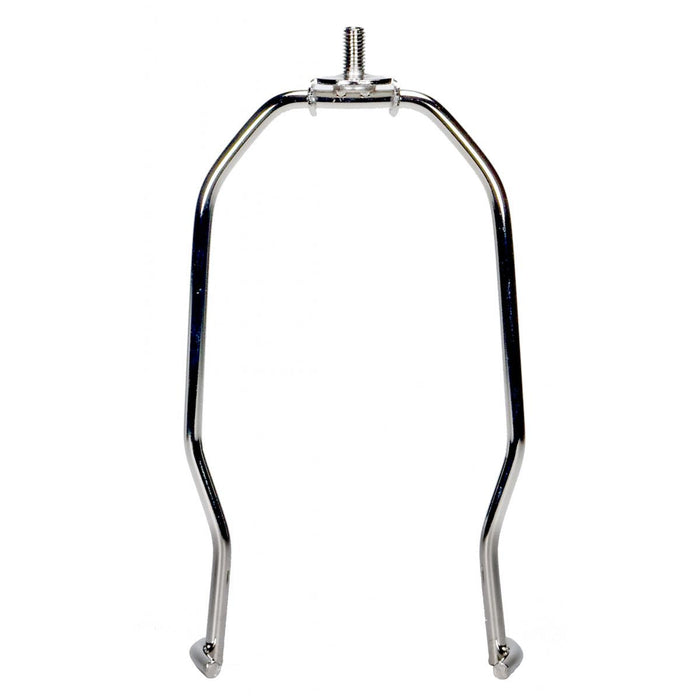 Satco 90-2249 Heavy Duty Harp Polished Nickel Finish 7" Height 1/4-27 Thread