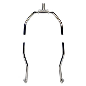 Satco 90-2251 Heavy Duty Harp Polished Nickel Finish 8" Height 1/4-27 Thread