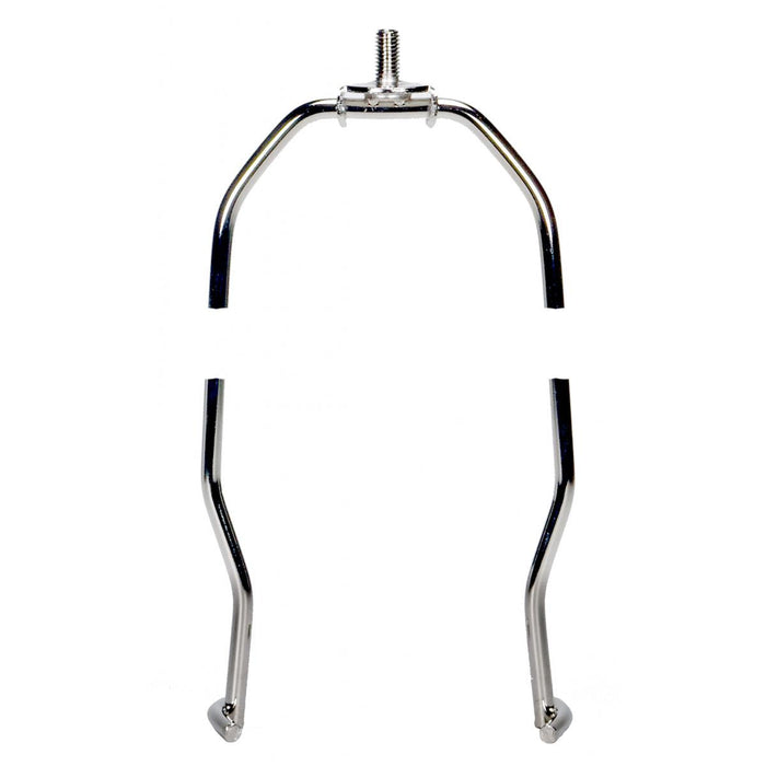Satco 90-2251 Heavy Duty Harp Polished Nickel Finish 8" Height 1/4-27 Thread
