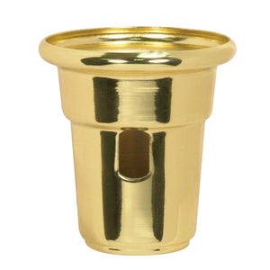 Satco 90-2253 Heavy Duty Harp Polished Nickel Finish 9" Height 1/4-27 Thread