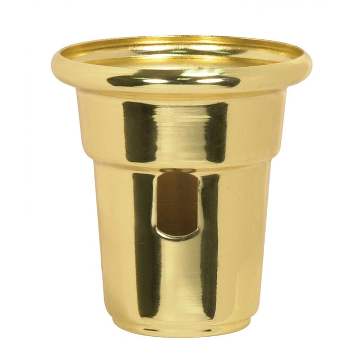 Satco 90-2253 Heavy Duty Harp Polished Nickel Finish 9" Height 1/4-27 Thread