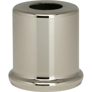 Satco 90-2278 Steel Spacer 7/16" Hole 1" Height 7/8" Diameter 1" Base Diameter Nickel Plated Finish