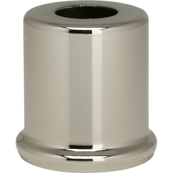 Satco 90-2278 Steel Spacer 7/16" Hole 1" Height 7/8" Diameter 1" Base Diameter Nickel Plated Finish