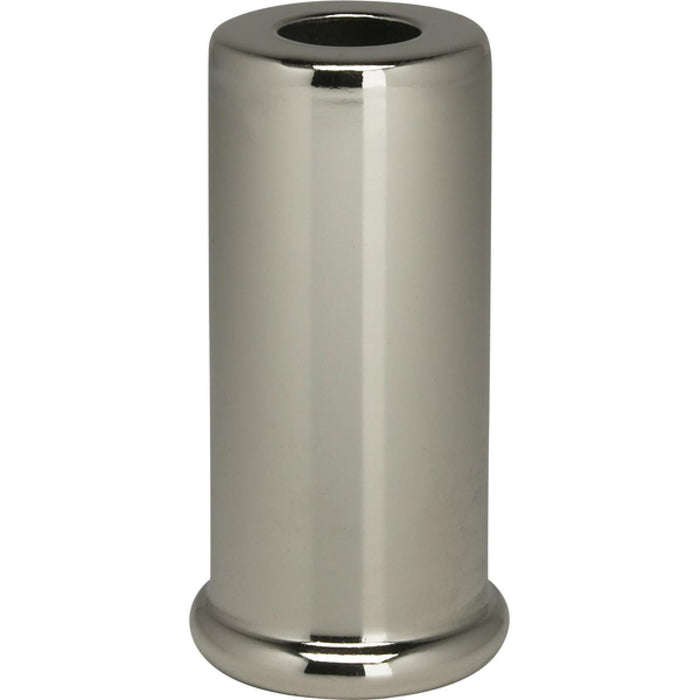 Satco 90-2286 Steel Spacer 7/16" Hole 2" Height 7/8" Diameter 1" Base Diameter Nickel Plated Finish