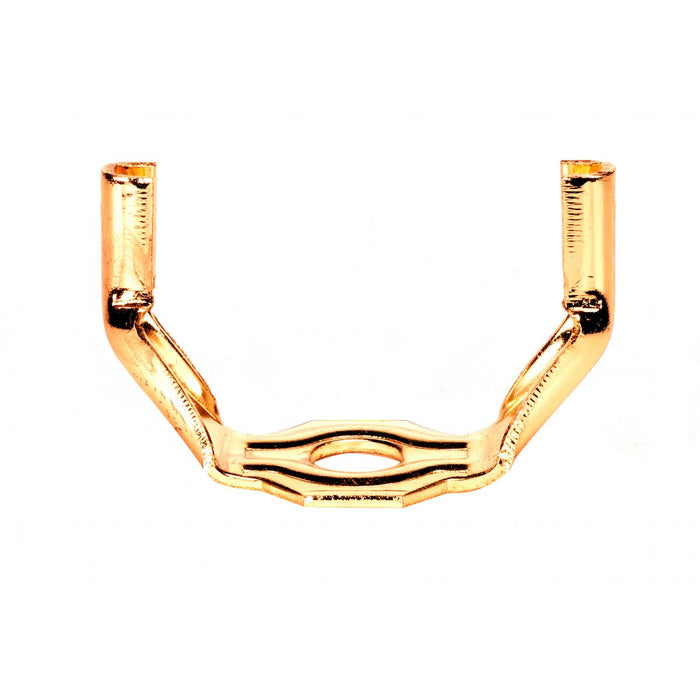 Satco 90-2293 Light Duty Saddle Brass Plated 1/8 IP