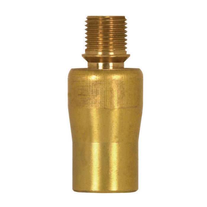 Satco 90-2329 Solid Brass Stop Swivel 1/8 M x 1/4 F 1-5/8" Height Unfinished