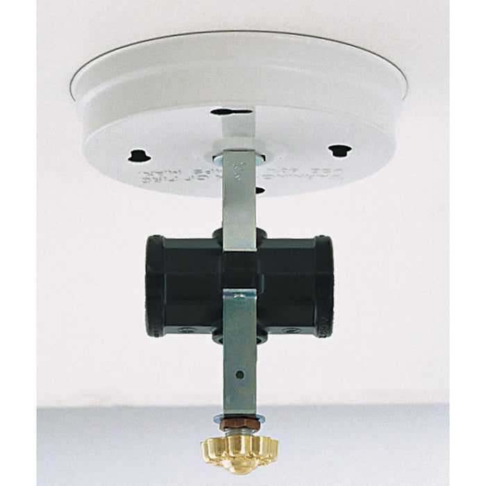 Satco 90-234 2-Light Bent Glass Fixture Holder White Finish 4-3/4" Diameter 5" Height Includes Hardware
