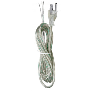 Satco 90-2406 12 FT 18/3 SVT CLEAR SILVER