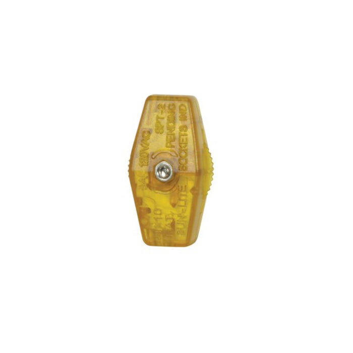 Satco 90-2424 On-Off Cord Switch For 18/2 SPT-1 6A-125V, 3A-250V, 3A-120V, 3A-125V Gold Finish