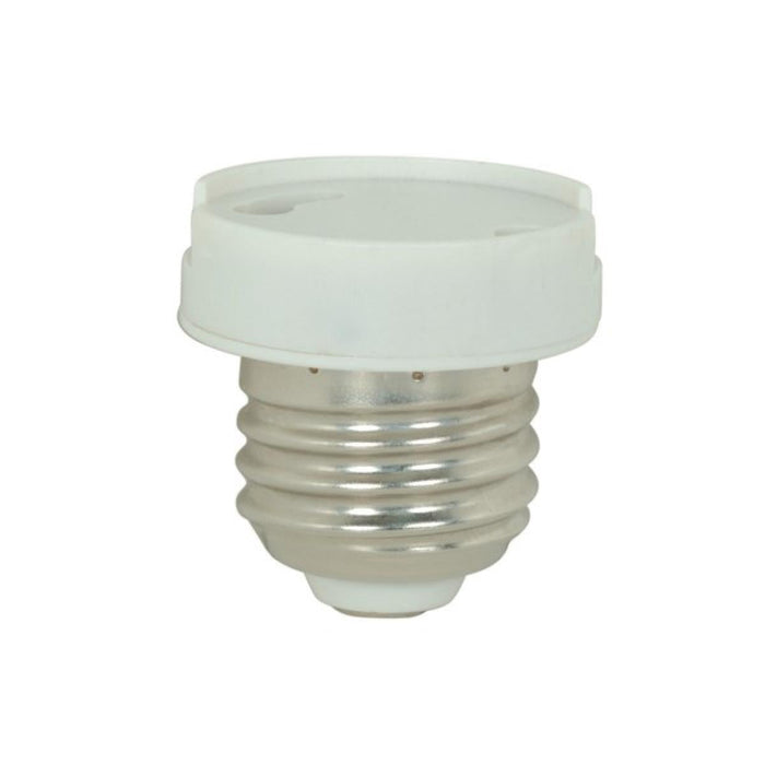 Satco 90-2434 GU24 Socket Reducer White Finish Removable Grip Function Medium To GU24 Reducer 660W 660V