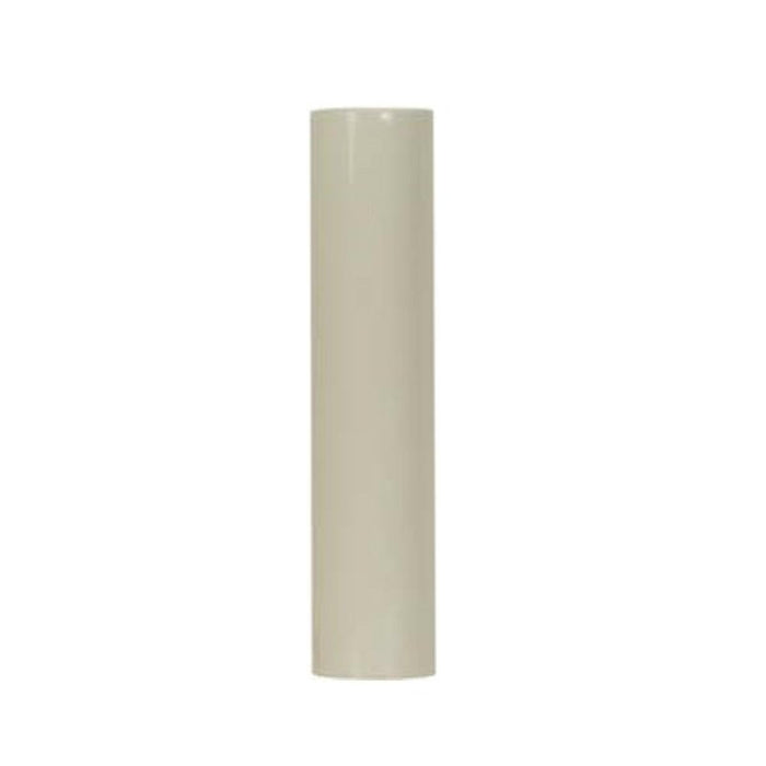 Satco 90-2443 Plastic Candle Cover Cream Plastic 13/16" Inside Diameter 7/8" Outside Diameter 4" Height