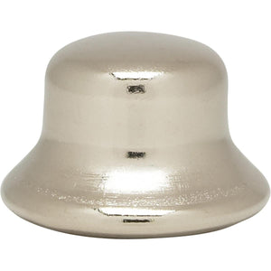Satco 90-2453 Steel Finial 1/4-27 1/2" Diameter Nickel Plated