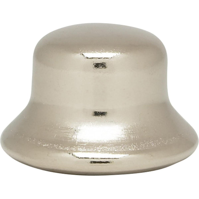 Satco 90-2453 Steel Finial 1/4-27 1/2" Diameter Nickel Plated