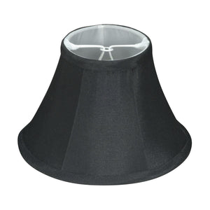 Satco 90-2485 Clip On Shade Black Linen 3" Top 6" Bottom 4" Side