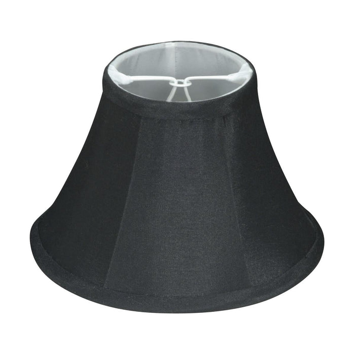 Satco 90-2485 Clip On Shade Black Linen 3" Top 6" Bottom 4" Side