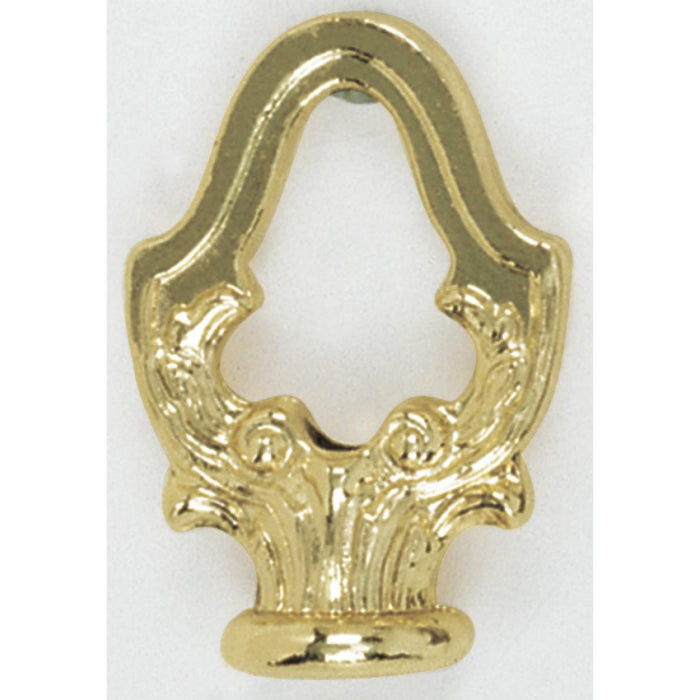 Satco 90-253 2" Die Cast Fixture Loops 1/8 IP With Wireway 20lbs Max Brass Plated Finish