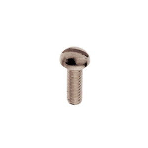 Satco 90-2544 Steel Round Head Slotted Machine Screws 8/32 1/2" Length Nickel Plated Finish