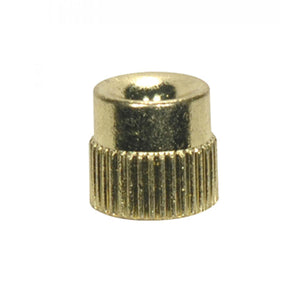 Satco 90-2585 Knurled Nut For Switches Brass For Rotary And Push