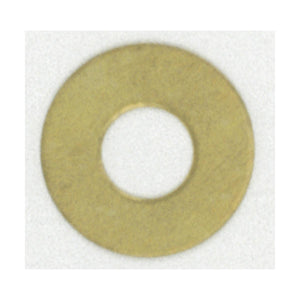Satco 90-385 Light Steel Washer 1/8 IP Slip 24 Gauge Brass Plated Finish 1" Diameter