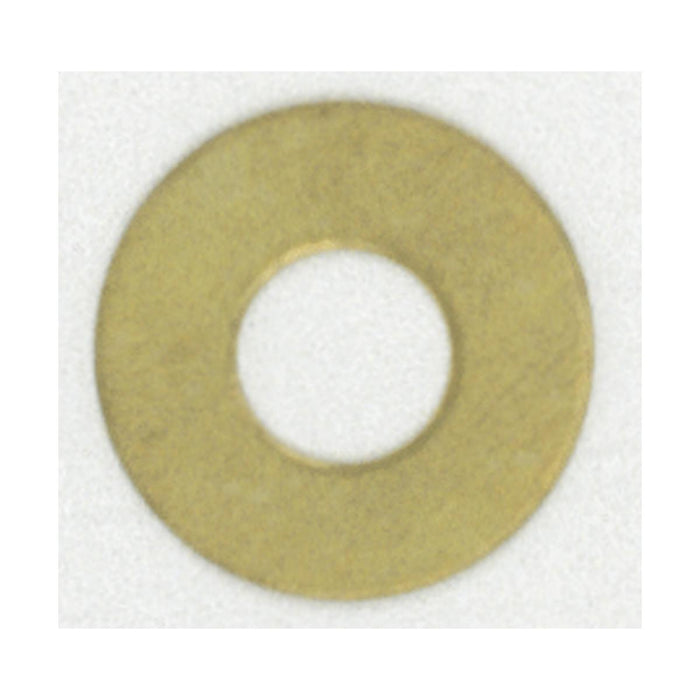 Satco 90-385 Light Steel Washer 1/8 IP Slip 24 Gauge Brass Plated Finish 1" Diameter