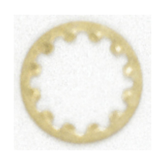 Satco 90-392 Toothwasher 1/8 IP Slip Brass Plated Finish