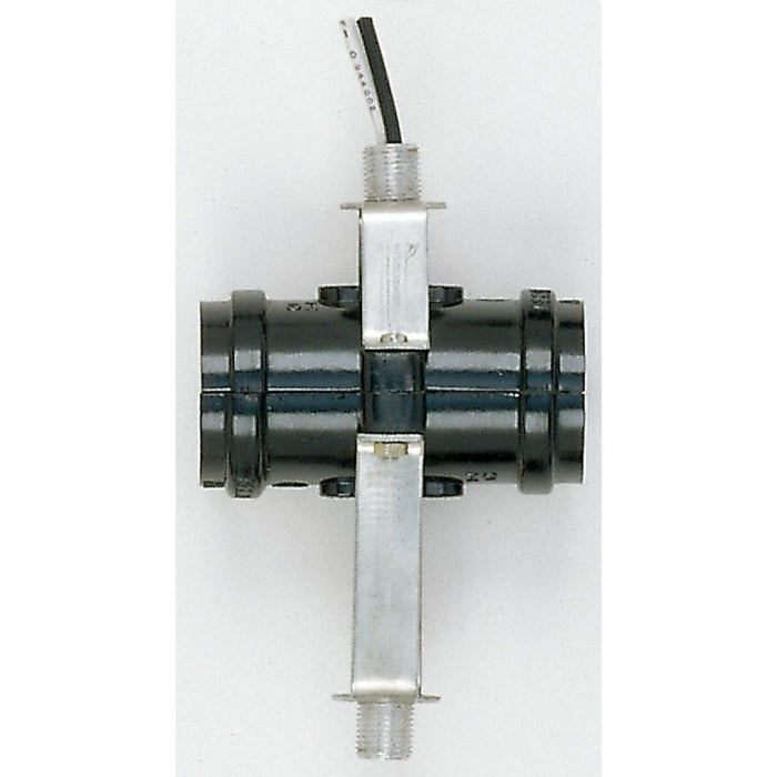 Satco 90-465 Phenolic Twin Cluster 1-1/2" 1/8 IP Threaded Top Bracket With 1/2" Pipe 12" AWM B/W Leads 105C 660W 250V