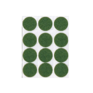 Satco 90-488 Green Felt 3/4" Dots Sold By Roll Only (1000 per Roll)