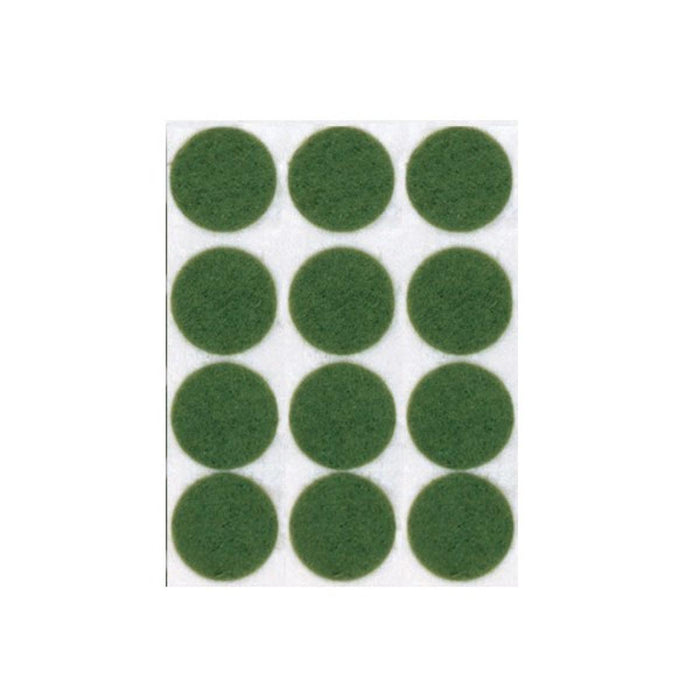 Satco 90-488 Green Felt 3/4" Dots Sold By Roll Only (1000 per Roll)