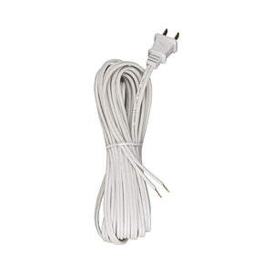Satco 90-497 18/2 SPT-2-105C All Cord Sets - Molded Plug - Tinned Tips 3/4' Strip with 2' Slit 50 Ctn.20 Ft.