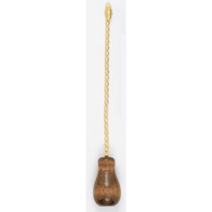 Satco 90-533 Walnut Tassel Finished Wood 1-1/4" Length With Beaded Chain