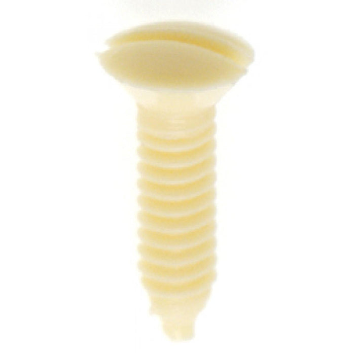 Satco 90-539 Plastic Switchplate Screw 6/32 Ivory Plastic 1/2" Length