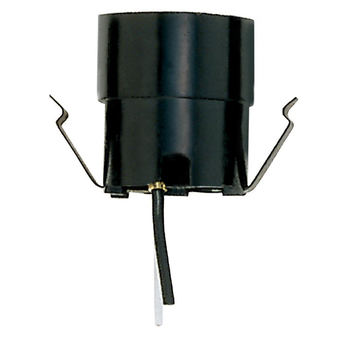 Satco 90-541 Snap-In Socket For 3 1/4"- 4" Holders 8" AWM Leads 1-1/2" Height 1-1/4" Diameter 660W 250V