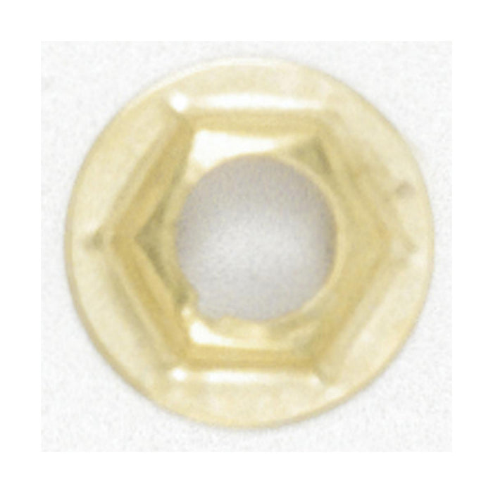 Satco 90-594 Steel Pal Nut 1/8 IP Brass Plated Finish