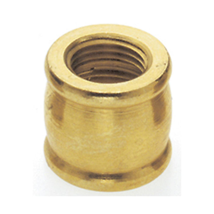 Satco 90-623 Brass Coupling 1/2" Long 1/4 F x 1/8 F Burnished And Lacquered