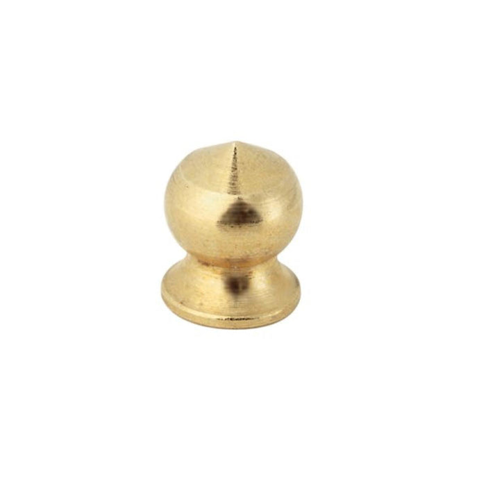 Satco 90-652 Brass Pear Knob 8/32 Burnished And Lacquered