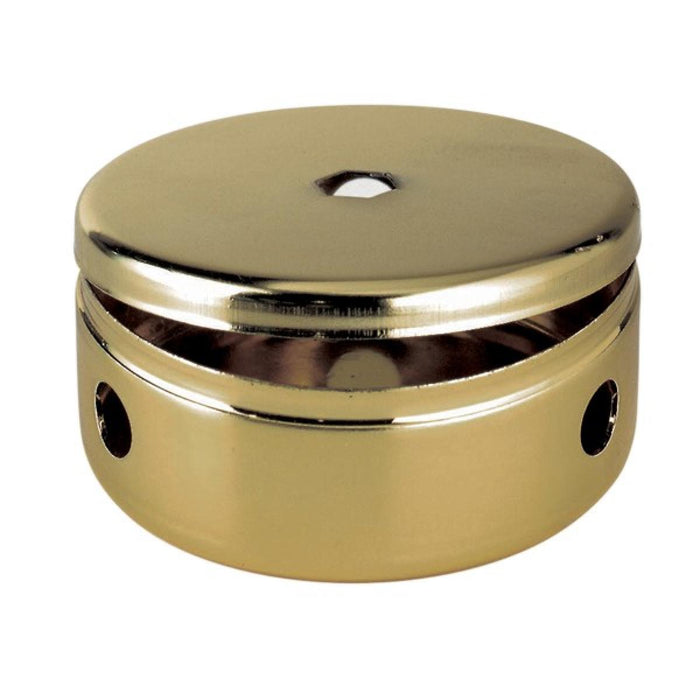 Satco 90-658 2-3/4" Fixture Body And Cover Brass Finish 5 Arm Holes