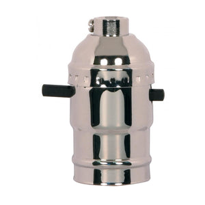 Satco 90-667 Acorn Knob 1/8 IP Brass Burnished And Lacquered Hexagon