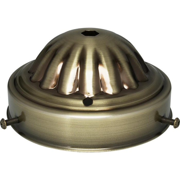 Satco 90-679 4" Fitter Antique Brass Finish