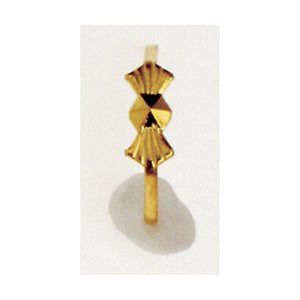 Satco 90-691 Small Bow-Tie Clip 8mm 3/8" Height Gold