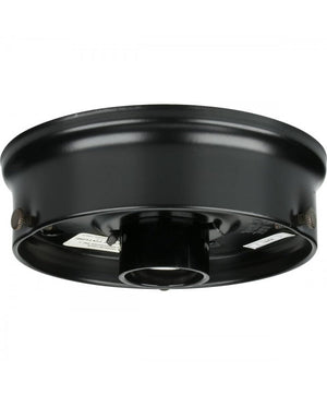 Satco 90-749 4" Wired Holder Black Finish Includes Hardware 60W Max