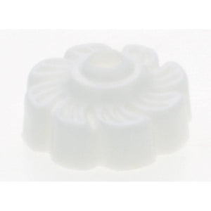 Satco 90-822 Plastic Lock-Up Cap 1/8 IP 1" Diameter White Finish