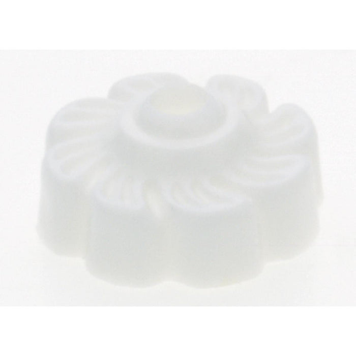Satco 90-822 Plastic Lock-Up Cap 1/8 IP 1" Diameter White Finish