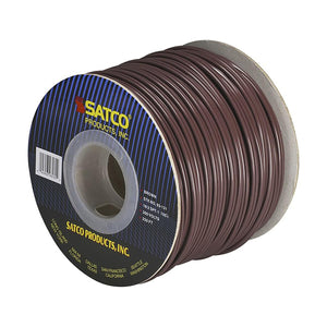 Satco 93-131 Lamp And Lighting Bulk Wire 18/2 SPT-1 105C 250 Foot/Spool Brown