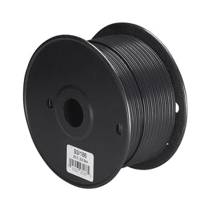Satco 93-186 Lamp And Lighting Bulk Wire 20/2 SPT-1 105C 250 Foot/Spool Black