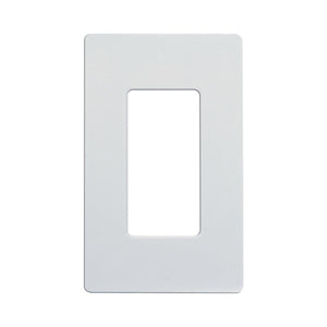 Satco 96-123 Wallplate For Dimmers And Sensors 1-Gang Almond Finish Lutron