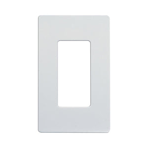 Satco 96-122 Wallplate For Dimmers And Sensors 1-Gang Ivory Finish Lutron