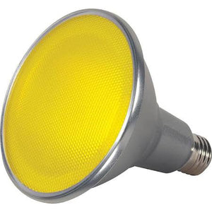 Satco S9484 15PAR38/LED/40'/YELLOW 15W PAR38 Medium LED Yellow - NOW S29484