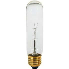 Satco S3252 40T10 40W 120V T10 Clear E26 Medium Base