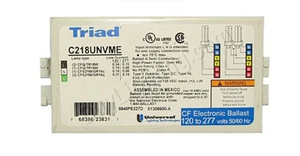 Compact Fluorescent Electronic Ballast for 1 or 2 Bulb High Power Factor Program Start - 13W, 18W - Universal